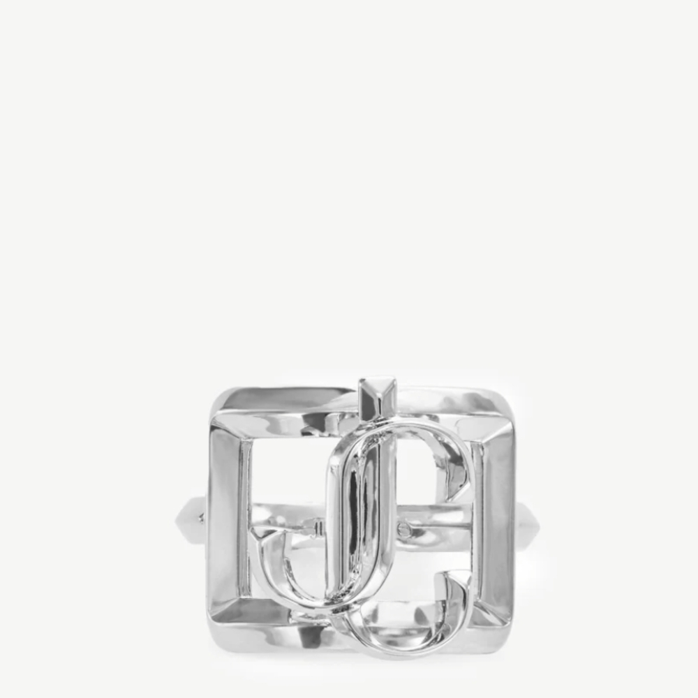 Jimmy Choo Square Ring, Size L/7